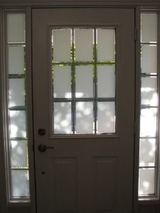 Easy DIY front Door Makeover before