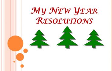 My New Year Resolutions