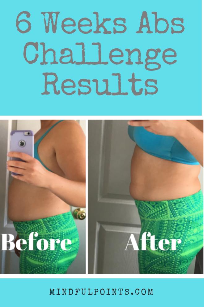 6 Weeks Abs Challenge Results | Before, After images | Fitness contest | Facebook contest | www.mindfulpoints.com