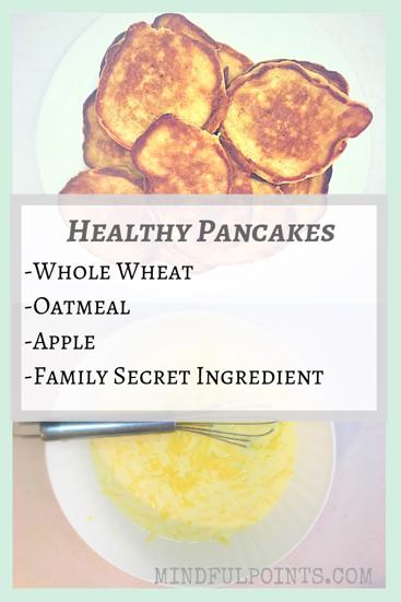 How to make pancakes | Healthy pancakes | Whole wheat pancakes | Oatmeal pancakes | mindfulpoints.com